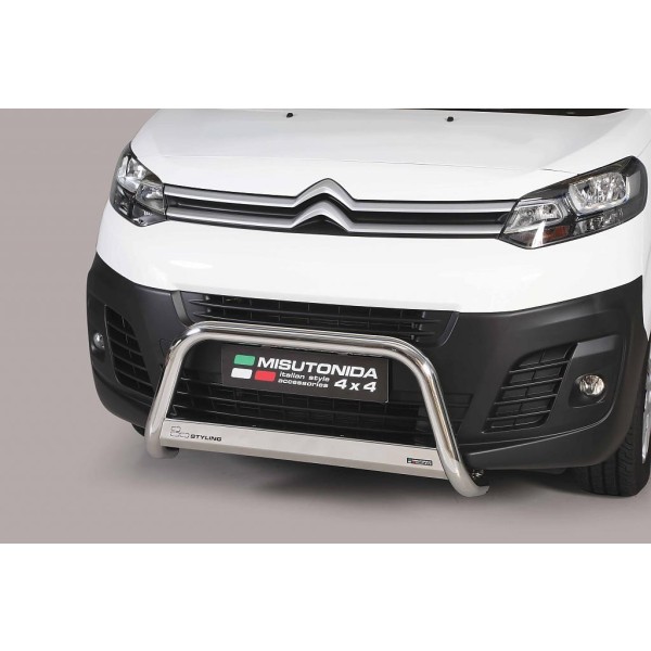 Citroen SpaceTourer  nerezový predný ochranný rám 63mm
