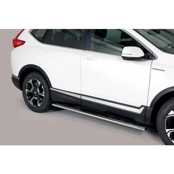 oválne bočné nášľapy Misutonida so stúpadlami pre Honda CR-V V facelift / hybrid, od r.v. 2019- , nerezové, 95x60mm
