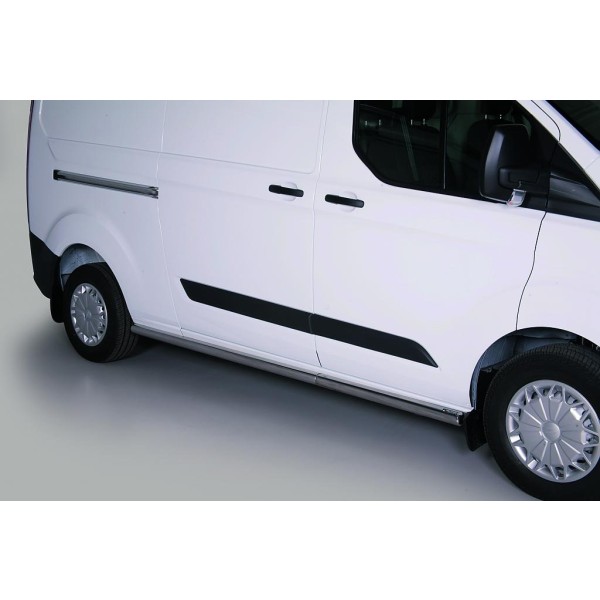 Nerez bočné nášľapy Ford Transit Custom L2 - Ø 63mm