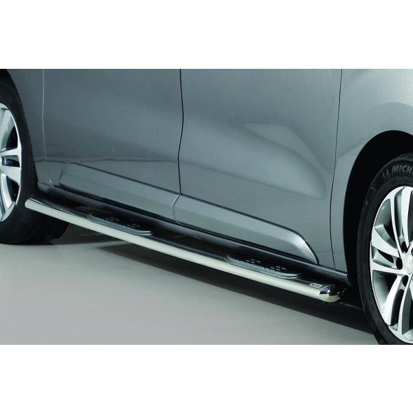 oválne bočné nášľapy Misutonida so stúpadlami pre Citroen Jumpy SpaceTourer, od r.v. 2016-> , nerezové, 95x60mm, MWB / LWB