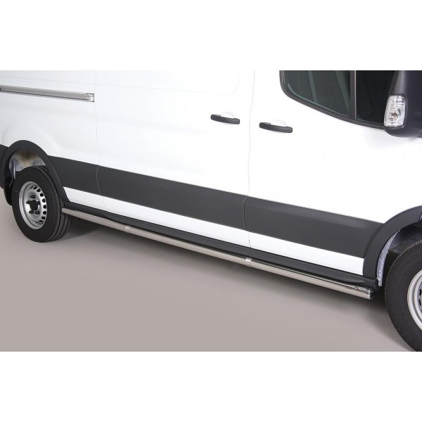 Nerez bočné nášľapy Ford Transit L3/H3 - Ø 63mm