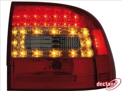 PORSCHE CAYENNE - Zadné číre svetlá LEDkové - Červené / Dymové II.