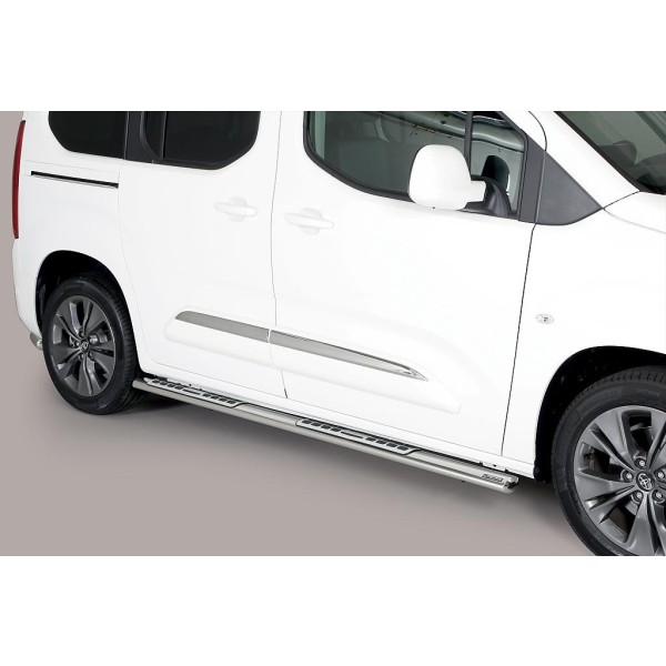 Nerez bočné dizajnové nášľapy Toyota ProAce City Verso