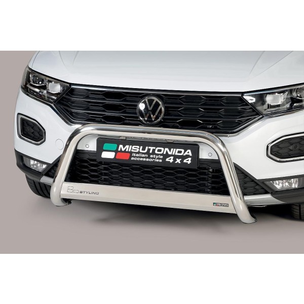 Volkswagen T-ROC nerezový predný ochranný rám 63mm