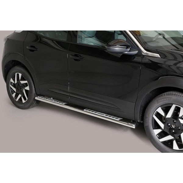 Nerez bočné dizajnové nášľapy Opel Mokka II