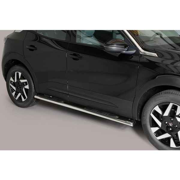 oválne bočné nášľapy Misutonida so stúpadlami pre Opel Mokka II, od r.v. 2020->>, nerezové, 95x60mm