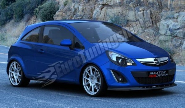 Opel Corsa D facelift - Predný podnárazník