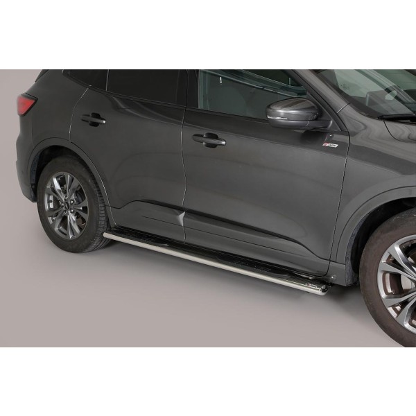 oválne bočné nášľapy Misutonida so stúpadlami pre Ford Kuga III, od r.v. 2020->>, nerezové, 95x60mm
