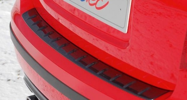 Škoda Fabia II Combi - Prah piatych dverí s výstupky, ABS-karbon