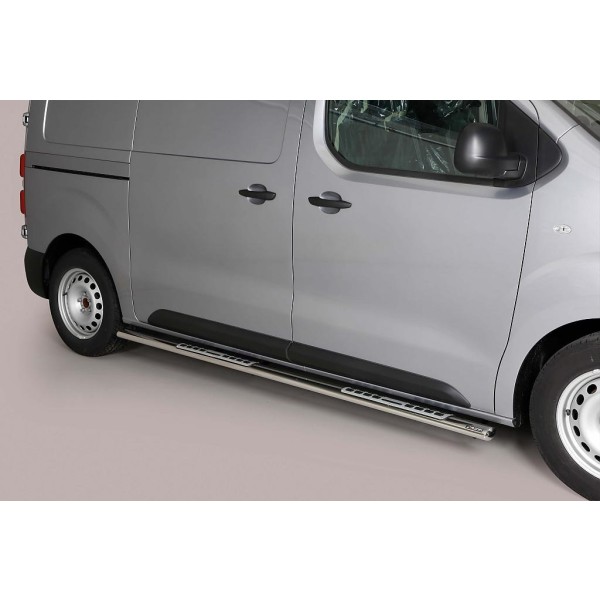 Nerez bočné dizajnové nášľapy FIAT SCUDO III