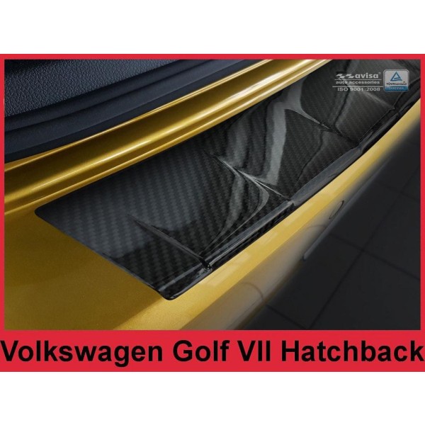 Karbónový kryt prahu zadných dverí Volkswagen Golf VII Hatchback