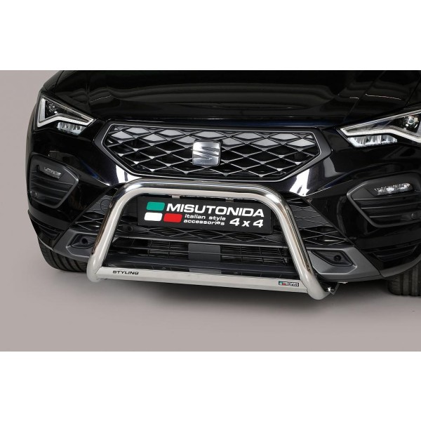 Seat Ateca nerezový predný ochranný rám 63mm
