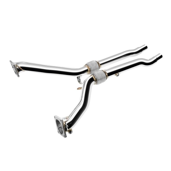 Nerezová downpipe pre Audi S6 C5 2.7 biturbo 1998-2005