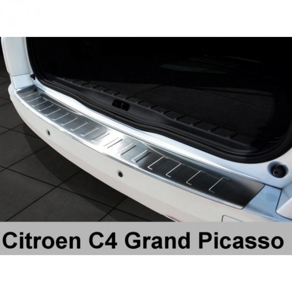 Nerezový chránič zadného nárazníka - Citroen C4 Grand Picasso (10/2006 - 2013)