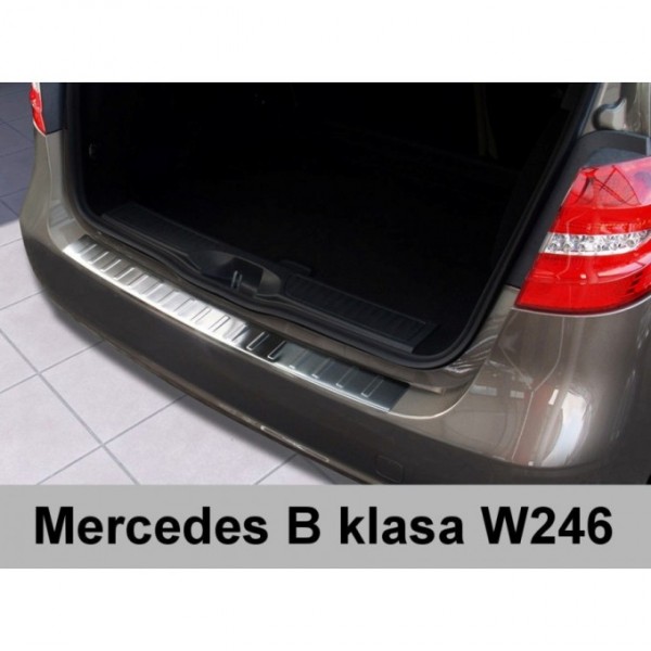 Nerezový chránič zadného nárazníka - Mercedes Benz B W246 (11/2011->)