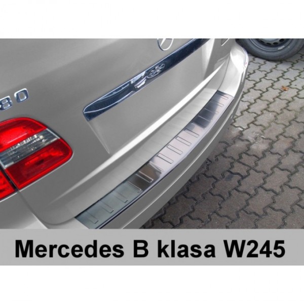 Nerezový chránič zadného nárazníka - Mercedes B W245 (2005 - 2008)