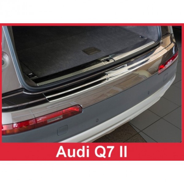 Nerezový chránič zadného nárazníka - Audi Q7 (06/2015->)