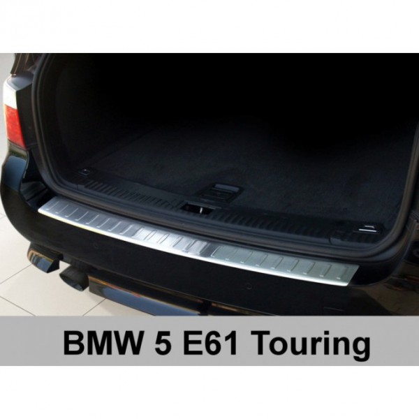 Nerezový chránič zadného nárazníka -  BMW 5 [E61] Combi (2007 - 2010)