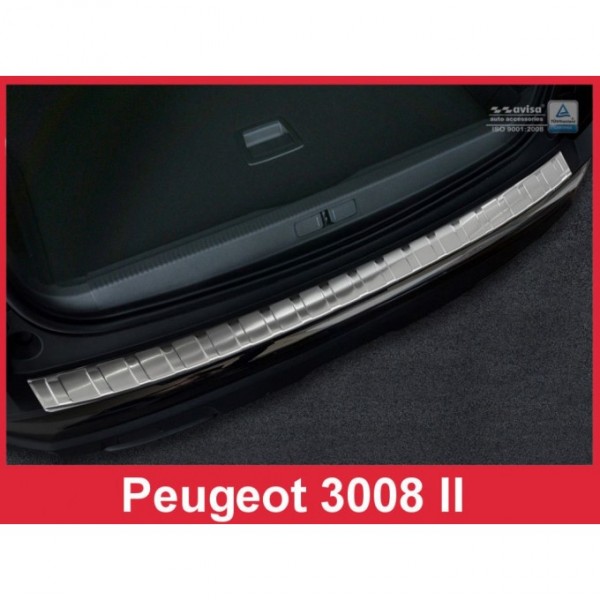 Nerezový chránič zadného nárazníka - PEUGEOT 3008 II