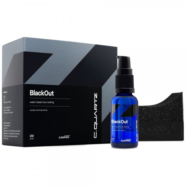 CarPro - Keramická ochrana pneumatík CQUARTZ Blackout 100ml