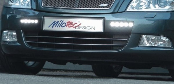 Škoda Octavia II facelift - Lišty predného nárazníka