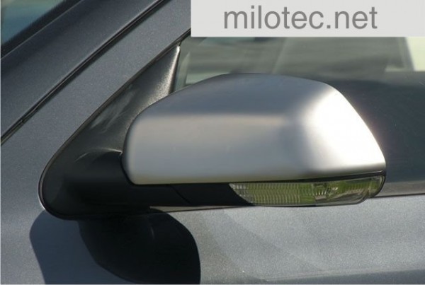 Škoda Octavia II - Kryty zrkadiel, matný nerez