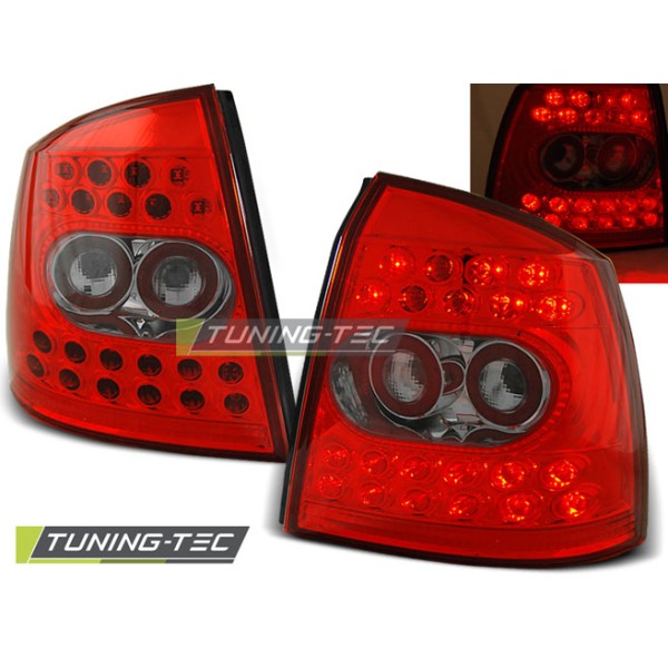 OPEL ASTRA G 97-04 HTB. 3D / 5D - zadné LED svetlá červeno biela