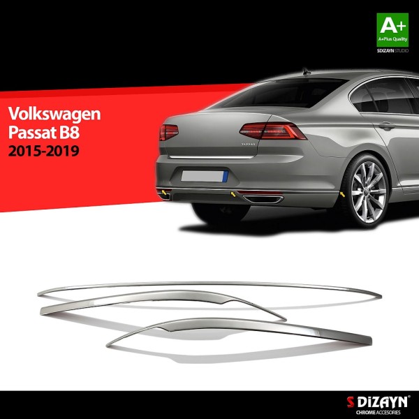 Nerez lišty zadného nárazníka Volkswagen Passat B8