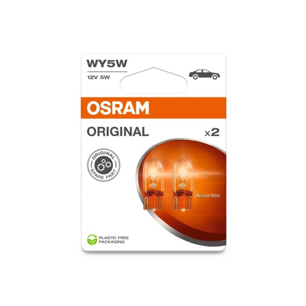 OSRAM STANDARD autožiarovky WY5W, 2 ks v balení