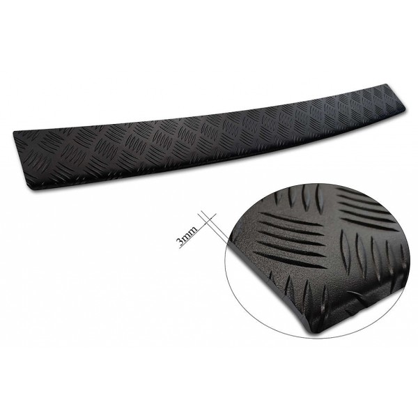 ALU Kryt prahu zadných dverí Citroen Spacetourer - čierny drážkovaný