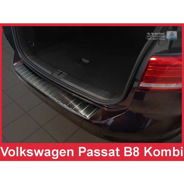 NEREZ Kryt prahu zadných dverí Volkswagen Passat B8 Variant - čierny grafit