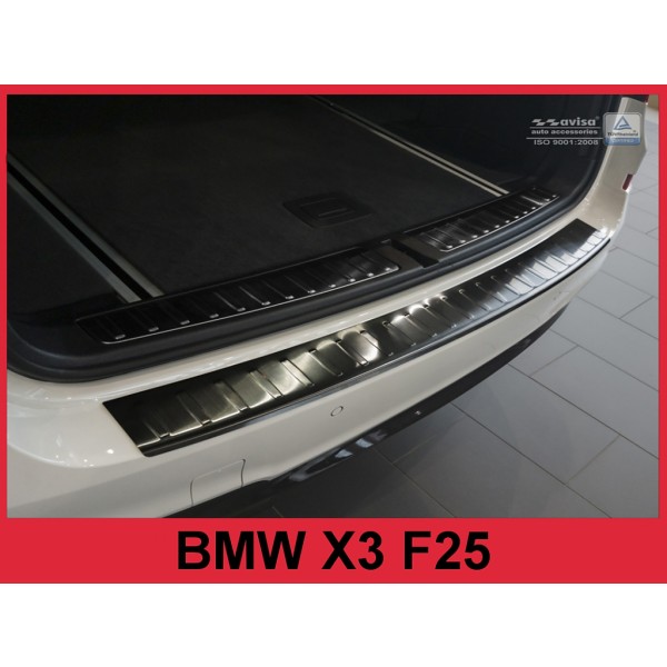 NEREZ Kryt prahu zadných dverí BMW X3 F25 - čierny grafit