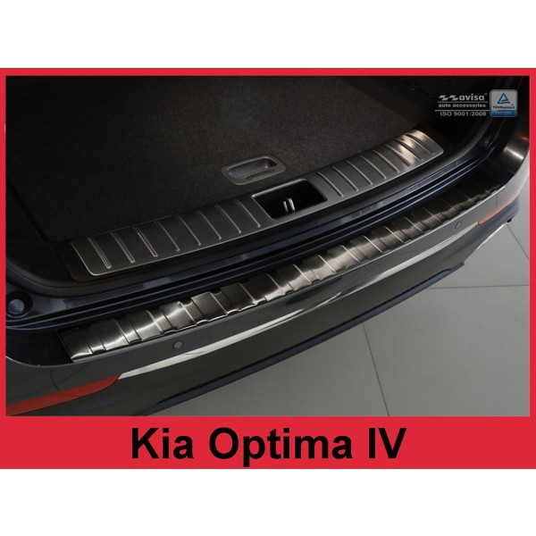 NEREZ Kryt prahu zadných dverí Kia Optima IV kombi - čierny grafit