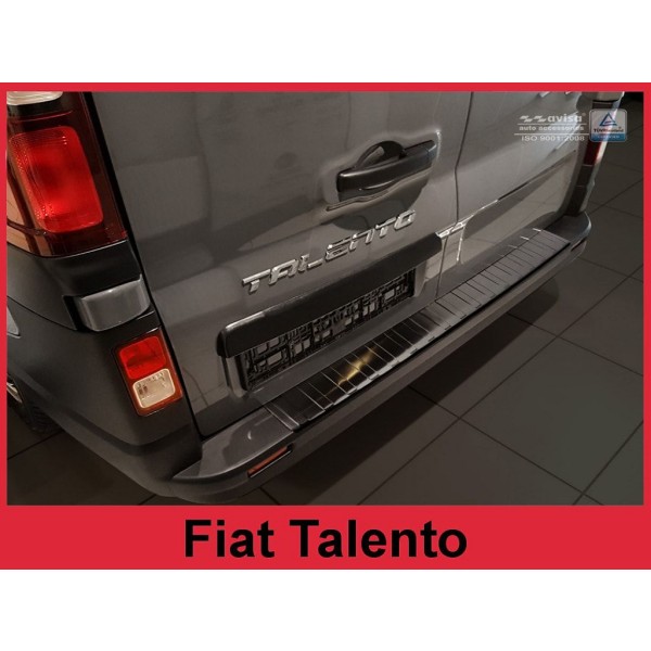 NEREZ Kryt prahu zadných dverí Fiat Talento - čierny grafit
