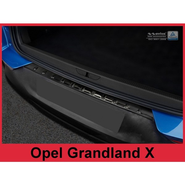 NEREZ Kryt prahu zadných dverí Opel Grandland X - čierny grafit