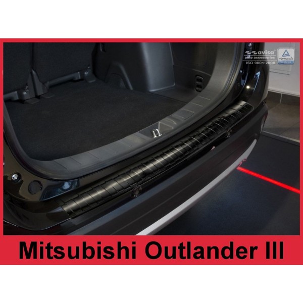 NEREZ Kryt prahu zadných dverí Mitsubishi Outlander III facelift - čierny grafit