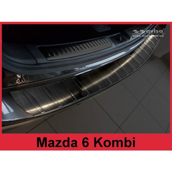 NEREZ Kryt prahu zadných dverí Mazda 6 combi - čierny grafit