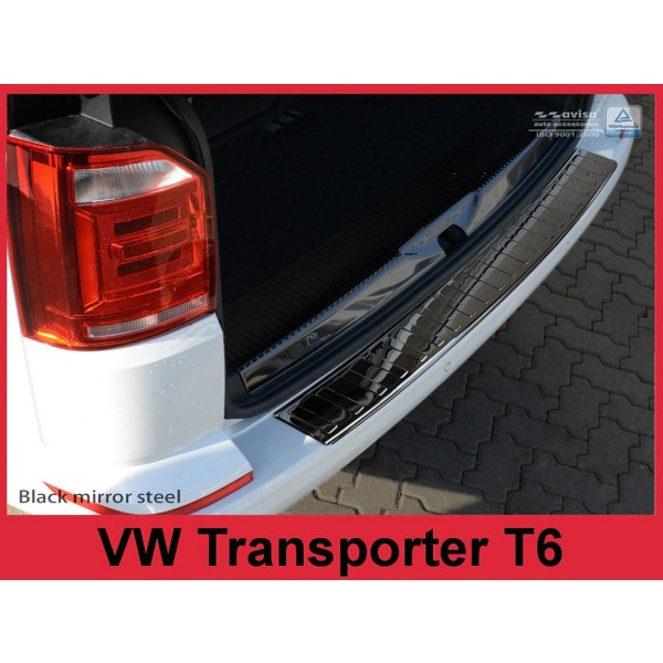NEREZ Kryt prahu zadných dverí VW Transporter T6 - čierny grafit lesklý