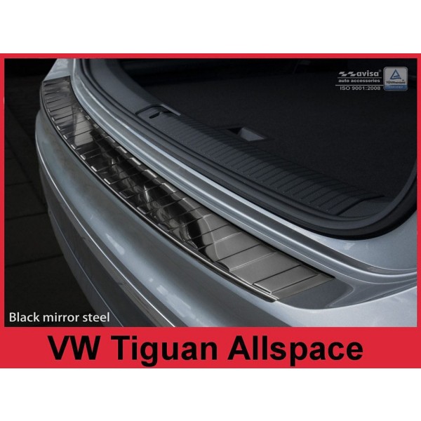 NEREZ Kryt prahu zadných dverí VW Tiguan II / Tiguan Allspace, - čierny grafit lesklý