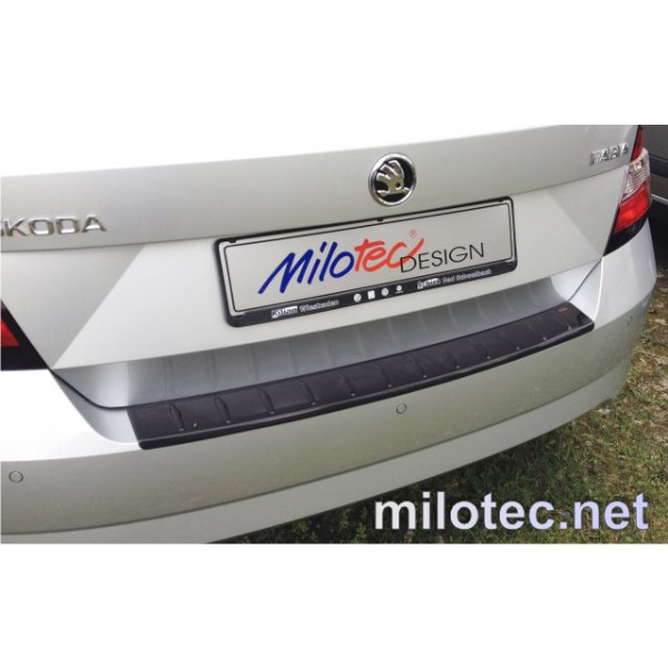 Škoda Fabia III combi vrátane Facelift - Prah piatych dverí s výstupky, ABS čierny lesklý