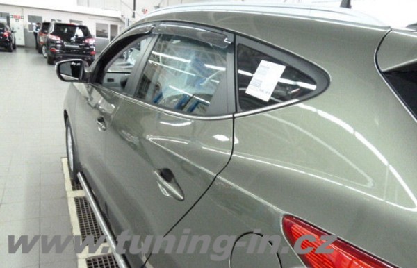 Hyundai ix35 - NEREZ chrom spodné lišty okien - OMTEC