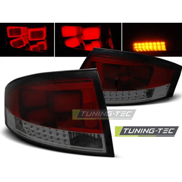 AUDI TT 8N 99-06 - zadné LED svetlá červeno dymová