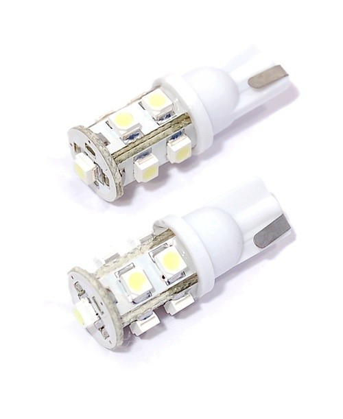 LED žiarovky T10 - Biele 9 Ledkové