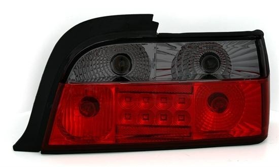 Zadné svetlá BMW 3 E36 coupe, cabrio LED červeno / dymové