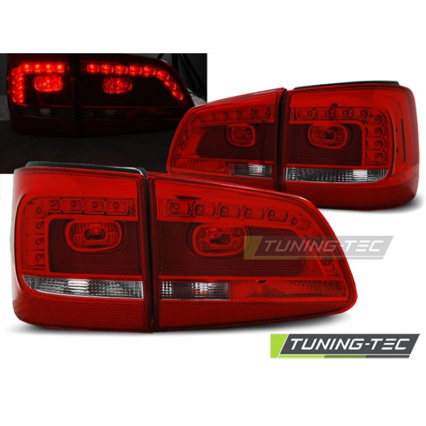 VW TOURAN 10- - zadné LED svetlá červeno biela