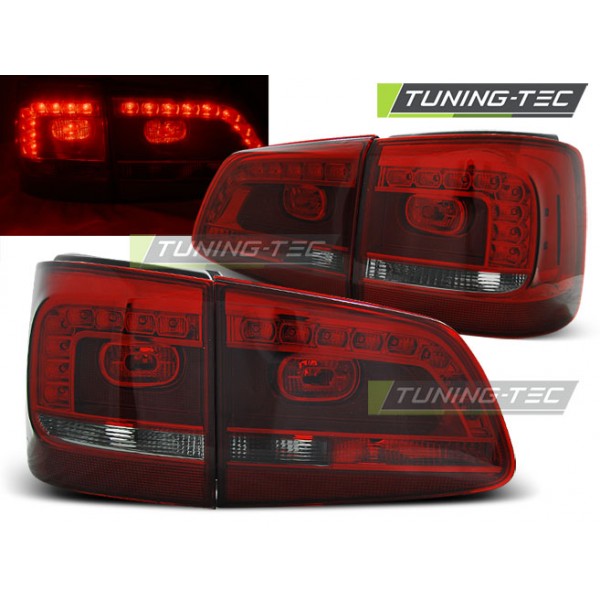 VW TOURAN 10- - zadné LED svetlá červeno dymová