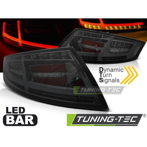 AUDI TT 06-14 - zadné LED svetlá dymová s dynamickým blinkerom LED BAR