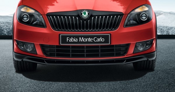 Škoda Fabia II - Spodná lišta masky MONTE CARLO