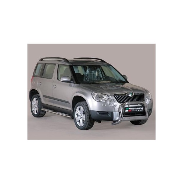 Škoda Yeti nerezový predný ochranný rám 63mm
