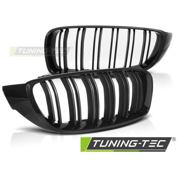 BMW F32,F33,F36 13- M4 LOOK  GLOSSY BLACK - predná maska